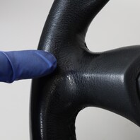 1999-2004 Porsche 911 Boxster Black 3 Spoke Steering Wheel 99634780454 OEM Used