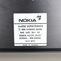 1997-2000 Porsche Boxster 986 Amp Amplifier Nokia OEM 98664530103