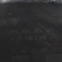 1997-2004 Porsche 911 Boxster Left Radiator Air Duct Shroud OEM 99657532100