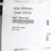 1997-2005 Porsche Boxster 986 987 Starter Motor OEM 98660410400