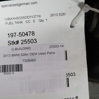 2011-2016 BMW 528i 535i 550i 640i 650i Gas Fuel Tank 16117268031 OEM Used