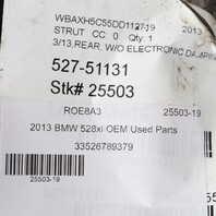 2011-2016 BMW 528i 535i F10 Rear Strut Shock Absorber 33526789379 OEM Used