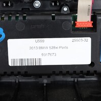 2011-2016 BMW 528i 535i 550i M5 Audio Climate Control Panel 61319328425 OEM Used