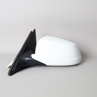 2012-2013 BMW 528i 535i 550i Left Door Mirror White 51167321811 OEM Useds
