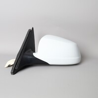 2012-2013 BMW 528i 535i 550i Left Door Mirror White 51167321811 OEM Useds