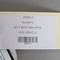 2011-2013 BMW 528i 535i 550i Right  Fog Light OEM 63177216886