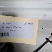 2011-2016 BMW 528i 535 550i M5 Hood 41617207194 White OEM Used