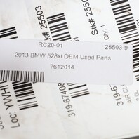 2012-2016 BMW 528i 2.0 Air Cleaner Filter Box 13717612014 OEM Used