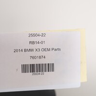 2011-2017 BMW X3 F25 Front Air Cleaner Air Duct OEM 13717601874