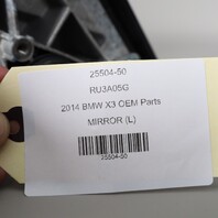 2011-2014 BMW X3 F25 Left Driver Side View Door Mirror OEM 51167264117