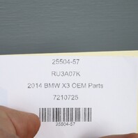 2014 BMW X3 OEM Parts