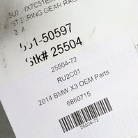 2011-2017 BMW X3 F25 Electric Power Steering Gear Rack Pinion Motor OEM