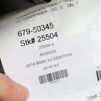 2011-2017 BMW X3 X4 A/C Condenser 64539216143 OEM