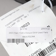 2019-2024 Ram 1500 Right Tail Light LED Blind Spot 68262532AH Used OEM NOTE