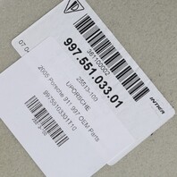 2005-2012 Porsche 911 997 Coupe Back Seat Rear Carpet Lining Carpet Beige OEM