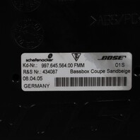 2005-2012 Porsche 911 997 Coupe Rear Speaker Box BOSE Sand Beige OEM
