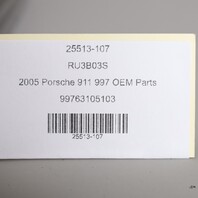 2005 Porsche 911 997 OEM Parts