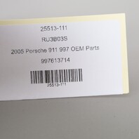 2005-2012 Porsche 911 Boxster Cayman Right Power Seat Switch OEM 997613714