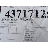 2005 Porsche 911 997 Parts