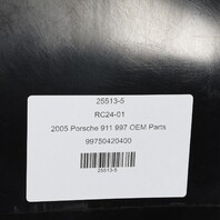 2005-2008 Porsche 911 997 Right Front Fender Liner Rear Half OEM  99750420400