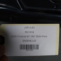 2005-2008 Porsche 911 997 Rear Engine Deck Lid Bare 99751201100 OEM