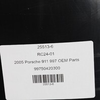 2005-2012 Porsche 911 997 Left Front Fender Liner Rear Half OEM 99750420300