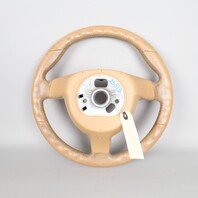 2006-2009 Porsche 911 Boxster Cayman Sport Steering Wheel 3 Spoke Beige OEM