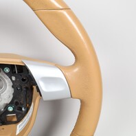 2006-2009 Porsche 911 Boxster Cayman Sport Steering Wheel 3 Spoke Beige OEM