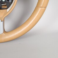 2006-2009 Porsche 911 Boxster Cayman Sport Steering Wheel 3 Spoke Beige OEM