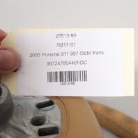 2006-2009 Porsche 911 Boxster Cayman Sport Steering Wheel 3 Spoke Beige OEM