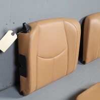 2005-2012 Porsche 911 997 Coupe Rear Seats Upper Lower Set Beige Leatherette OEM