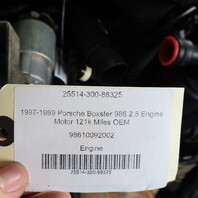 1997-1999 Porsche Boxster 986 2.5 Engine Motor 121k Miles OEM
