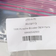 1997-2004 Porsche Boxster 986 Rear Bumper Guards Pair 98650542500 OEM