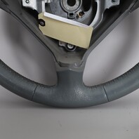 1999-2004 Porsche 911 Boxster Steering Wheel 3 Spoke Graphite Grey OEM