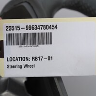 1999-2004 Porsche 911 Boxster Steering Wheel 3 Spoke Graphite Grey OEM