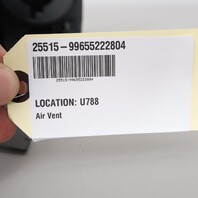 2000-2005 Porsche 911 Boxster Right Dash Air Vent Black 99655222805 OEM