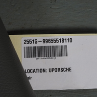 2000-2004 Porsche 911 Cabrio Left Windshield Pillar Molding Pair Set Grey OEM