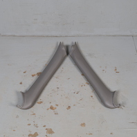 2000-2004 Porsche 911 Cabrio Left Windshield Pillar Molding Pair Set Grey OEM
