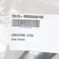 1999-2004 Porsche 911 Left Door Panel Handle Cover 99655559100 Grey OEM