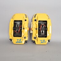 1999-2012 Porsche 911 996 Rear Brake Calipers Brembo Set Pair Black OEM Painted
