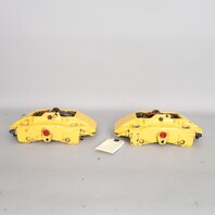 1999-2012 Porsche 911 996 Rear Brake Calipers Brembo Set Pair Black OEM Painted