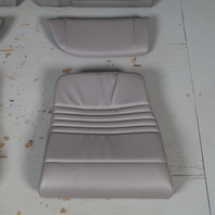 2000-2004 Porsche 911 996 Convertible Rear Seat Set Upper Lower Grey OEM