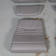2000-2004 Porsche 911 996 Convertible Rear Seat Set Upper Lower Grey OEM