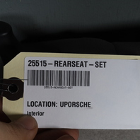 2000-2004 Porsche 911 996 Convertible Rear Seat Set Upper Lower Grey OEM