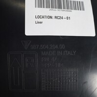 2005-2012 Porsche Boxster Cayman 987 Right Front Fender Liner Rear Half OEM