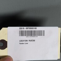 2005-2008 Porsche Boxster 987 Left Rear Bumper Guide Heat Shield OEM