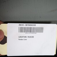 2005-2008 Porsche Boxster 987 Right Rear Bumper Guide Heat Shield OEM