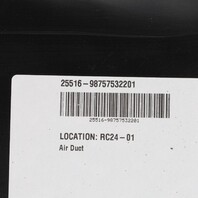 2006-2008 Porsche Cayman 987 Right Radiator Air Duct Shroud OEM 98757532201