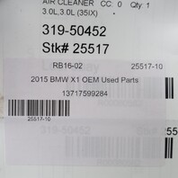 2011-2013 BMW 135i 335i X1 N55 Air Cleaner Filter Box 13717599284 OEM Used