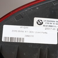 2012-2015 BMW X1 E84 Left Tail Light LED 63212990111 OEM Used